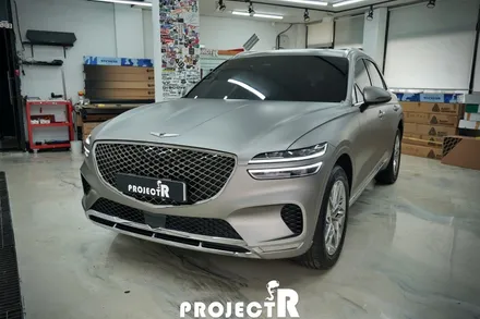 제네시스 GV70 전체 랩핑, 3M 2080 매트 그레이 알루미늄 메탈릭 자동차 래핑 by 프로젝트알 / 부천 원미구 상동