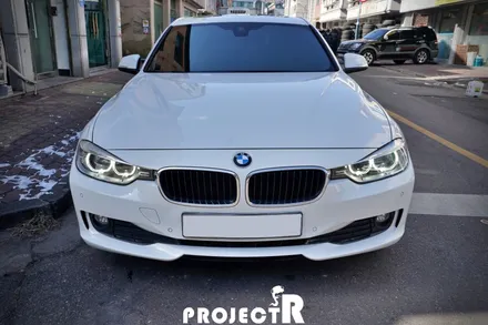 BMW 3시리즈 글라스틴트 선셋 열차단 썬팅(윈도틴팅), 3M2080 매트릭스블랙 실내 포인트 랩핑 by 프로젝트알 / 부천 원미구 상동