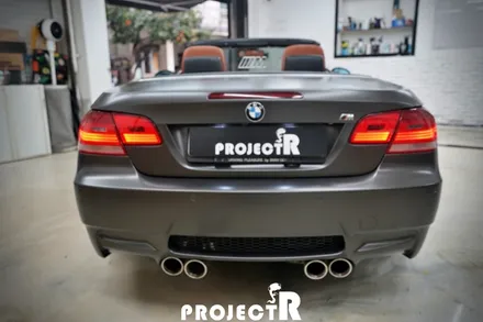 BMW 3시리즈 컨버터블 전체랩핑, 에이버리 사틴 바솔트 메탈릭 시공 in 부천랩핑 프로젝트알 / 부천 원미구 상동