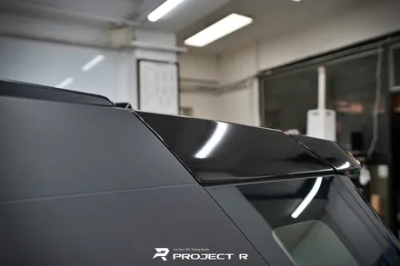 토레스 투톤 랩핑, 유광블랙 루프스킨, 무광블랙 스토리지박스 부분 랩핑, 부천 프로젝트알 / 부천 원미구 상동