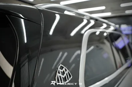 벤츠 마이바흐 GLS600 듀오톤 투톤랩핑, 상단 3M2080 유광블랙 시공, 부천랩핑 프로젝트알 / 부천 원미구 상동