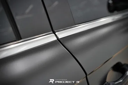 아우디 Q7 전체 랩핑, 3M2080 사틴블랙 재시공, 부천랩핑 프로젝트알 / 부천 원미구 상동