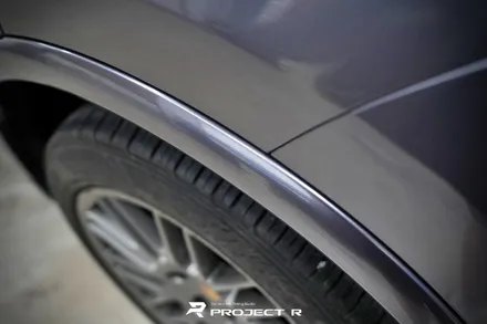 부천랩핑 포르쉐 카이엔 고광택 전체랩핑, 비닐프로그 다크그레이 시공 in 프로젝트알 / 부천 원미구 상동
