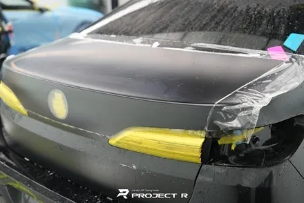 부천PPF 프로젝트알, BMW 7시리즈 740i 무광 전체PPF 울트라핏 레트로 매트 시공 / 부천 원미구 상동