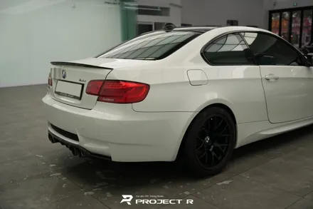 BMW e92 M3 루프스킨 사이드미러 비닐프로그 고광택 유광블랙 포인트 랩핑, 부천 프로젝트알 / 부천 원미구 상동