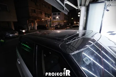 랜드로버 레인지로버 스포츠 블랙팩 시공(유광블랙 도색 및 루프스킨 부분 랩핑 콜라보) by 부천 프로젝트R / 부천 원미구 상동