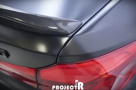 BMW 5시리즈 M550 전체 랩핑, 에이버리 사틴블랙 자동차 래핑 시공기 by 부천 프로젝트R / 부천 원미구 상동