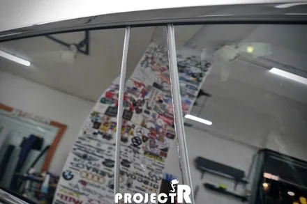 BMW 5시리즈 5GT 그릴 포인트 랩핑 크롬 죽이기 및 본넷 헤드라이트 PPF 보호필름 시공기 by 프로젝트알 / 부천 원미구 상동