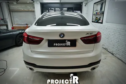 인천 자동차 랩핑, BMW X6 에이버리 사틴 화이트 펄 전체 랩핑 시공기 by 프로젝트알 / 부천 원미구 상동