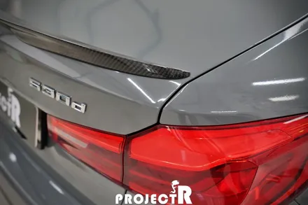 BMW 5시리즈 530d 전체 랩핑, 에이버리 락그레이 자동차 래핑 by 부천 프로젝트알 / 부천 원미구 상동