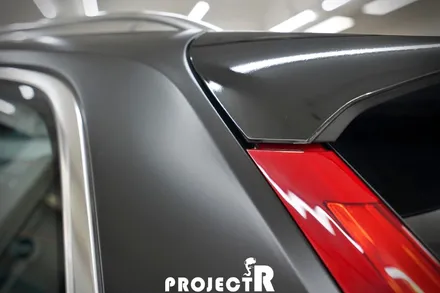 볼보 XC90 에이버리 사틴블랙 전체 랩핑, 부천 프로젝트알 / 부천 원미구 상동