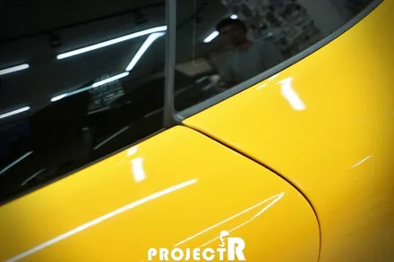 벤츠 AMG GT 3M 썬플라워 전체 랩핑, 인천 부평 자동차 래핑 전문 프로젝트알 / 부천 원미구 상동
