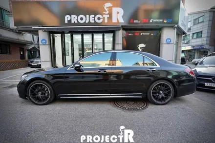 벤츠 S클래스 S500 전체 랩핑, 에이버리 이클립스 메탈릭 자동차 래핑 in 부천 프로젝트알 / 부천 원미구 상동