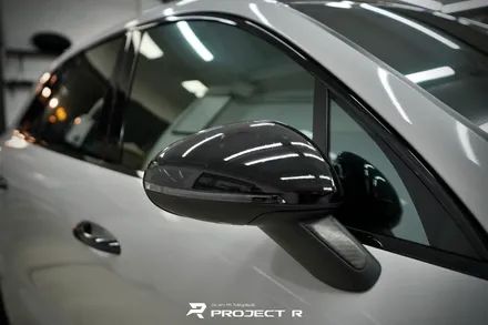 포르쉐 마칸 GTS 전체랩핑, 에이버리 유광 그레이 크레용 랩핑 시공, 부천 프로젝트R / 부천 원미구 상동