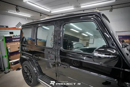 벤츠 G63 AMG 지바겐 열차단 썬팅, 글라스틴트 선셋 재시공, 부천 상동 프로젝트알 / 부천 원미구 상동