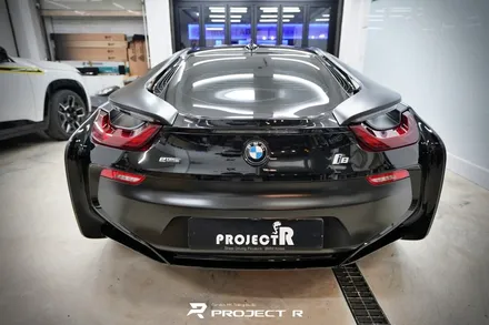 BMW i8 에이버리 사틴블랙 전체랩핑 시공, 부천 자동차랩핑 프로젝트알 / 부천 원미구 상동