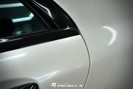 벤츠 S63 AMG 에이버리 유광 화이트펄 전체 랩핑, 부천 자동차랩핑 프로젝트알 / 부천 원미구 상동