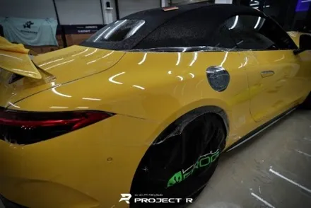 벤츠 SL63 AMG 스텍 윈드쉴드, UPPF 전체 PPF 및 카본PPF, 부천 프로젝트알 / 부천 원미구 상동