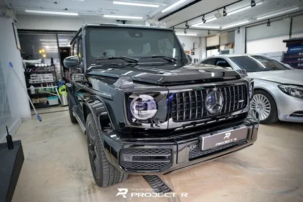 벤츠 지바겐 G63 AMG 실내 포함 전체 PPF, 울트라핏 블랙PPF로 블랙 에디션 따라잡기, 부천 프로젝트알 / 부천 원미구 상동