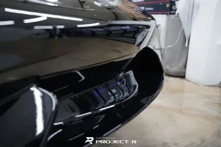 맥라렌 765LT 앞범퍼 사고, 울트라핏 블랙 PPF 재시공, 부천PPF 프로젝트알 / 부천 원미구 상동
