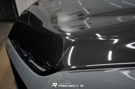부천 BMW 7시리즈 740i 듀오톤 랩핑, 상단 울트라핏 카본 PPF 시공, 프로젝트알 / 부천 원미구 상동