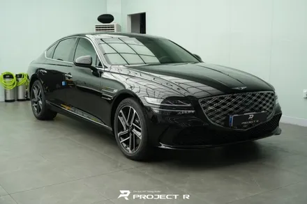 제네시스 G80 글라스틴트 선셋 썬팅, 생활보호PPF, 부천썬팅 신차패키지 프로젝트알 / 부천 원미구 상동