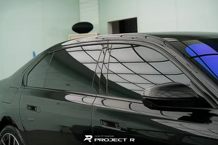 BMW i7 신차패키지 글라스틴트 슈어X 열차단 썬팅 및 크롬죽이기 생활보호PPF, 부천 프로젝트알 / 부천 원미구 상동