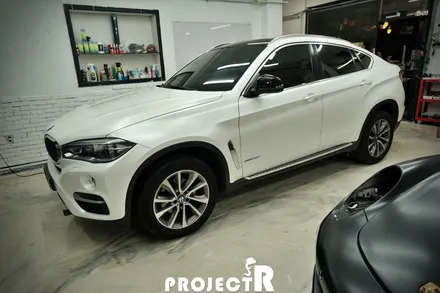 인천 자동차 랩핑, BMW X6 에이버리 사틴 화이트 펄 전체 랩핑 시공기 by 프로젝트알 / 부천 원미구 상동