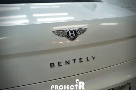 벤틀리 플라잉스퍼 화이트골드 스파클 전체 랩핑 시공 / 부천 프로젝트알 / 부천 원미구 상동