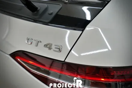 벤츠 GT43 AMG 전체 랩핑, 에이버리 유광 그레이 크레용 랩핑 by 부천 프로젝트알 / 부천 원미구 상동