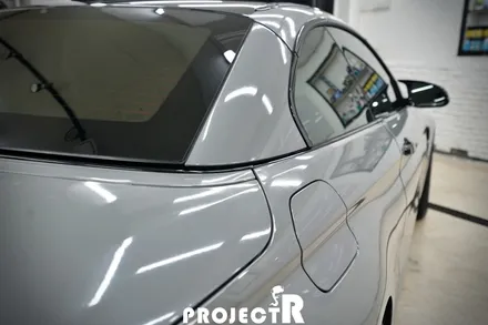 BMW M4 컨버터블 3M2080 유광 스톰 그레이 전체랩핑, 크롬죽이기 시공 / 부천랩핑 프로젝트알 / 부천 원미구 상동