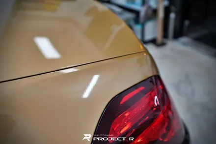 벤츠 S560 마이바흐 투톤 랩핑, 3M 유광 골드 메탈릭 시공, 부천랩핑 프로젝트알 / 부천 원미구 상동