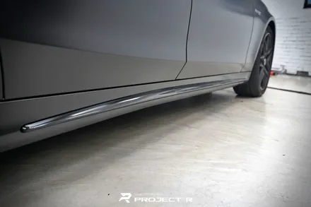 벤츠 S63 AMG 에이버리 사틴블랙 전체 랩핑, 크롬 죽이기 in 부천 상동 프로젝트알 / 부천 원미구 상동