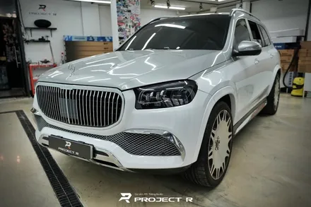 벤츠 GLS 600 마이바흐 듀오톤 에이버리 유광 화이트 투톤 랩핑, 부천 프로젝트R / 부천 원미구 상동