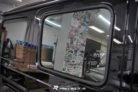 벤츠 G63 AMG 지바겐 열차단 썬팅, 글라스틴트 선셋 재시공, 부천 상동 프로젝트알 / 부천 원미구 상동