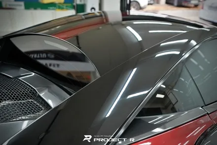 맥라렌 570S 비닐프로그 메탈릭 루푸스 레드 전체 랩핑 시공, 부천 자동차랩핑 프로젝트알 / 부천 원미구 상동