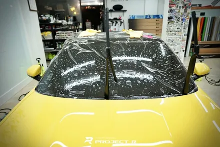 벤츠 SL63 AMG 스텍 윈드쉴드, UPPF 전체 PPF 및 카본PPF, 부천 프로젝트알 / 부천 원미구 상동