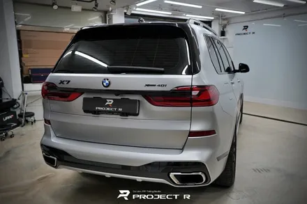 BMW X7 40i 에이버리 사틴실버메탈릭 전체 랩핑, 부천랩핑 프로젝트알 / 부천 원미구 상동