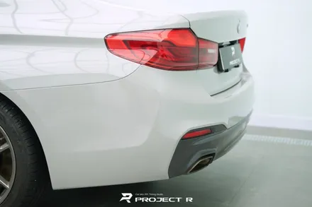 BMW 5시리즈 530i 전체 랩핑 재시공, 비닐프로그 고광택 게인스보로 그레이, 부천 프로젝트알 / 부천 원미구 상동