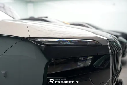 BMW 7시리즈 듀오톤 랩핑, 750e 오토벨벳 리페어블랙 시공 부천랩핑 프로젝트알 / 부천 원미구 상동