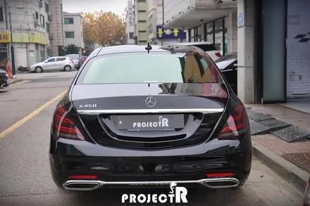 벤츠 S450 블락포디 샴페인골드 열차단 썬팅 및 라이트 필름(PPF 생활보호) 시공 후기 by 부천 프로젝트R / 부천 원미구 상동