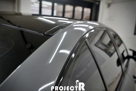 BMW 5시리즈 전체 랩핑, 에이버리 락그레이 자동차 래핑 by 부천 랩핑 전문 프로젝트R / 부천 원미구 상동