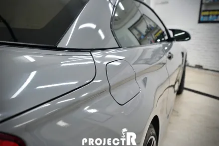 BMW M4 컨버터블 3M2080 유광 스톰 그레이 전체랩핑, 크롬죽이기 시공 / 부천랩핑 프로젝트알 / 부천 원미구 상동