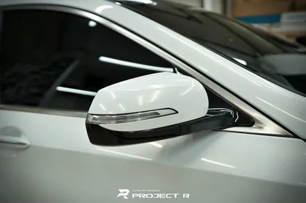 제네시스 G80 전체 랩핑, 3M 화이트 골드 스파클 시공, 부천랩핑 프로젝트알 / 부천 원미구 상동