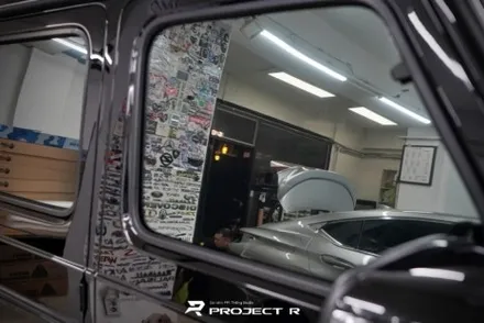 벤츠 G63 AMG 지바겐 열차단 썬팅, 글라스틴트 선셋 재시공, 부천 상동 프로젝트알 / 부천 원미구 상동