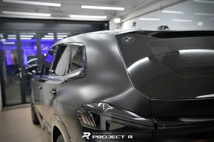 BMW XM 사틴블랙 전체랩핑, 울트라핏 XP크리스탈 하이그로시 전체PPF 시공, 부천 프로젝트알 / 부천 원미구 상동
