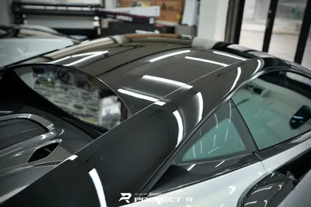 맥라렌 600LT 고광택 랩핑, 비닐프로그 글로시 화이트 골드 전체 시공, 부천 프로젝트알 / 부천 원미구 상동