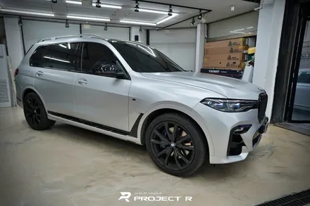 BMW X7 40i 에이버리 사틴실버메탈릭 전체 랩핑, 부천랩핑 프로젝트알 / 부천 원미구 상동