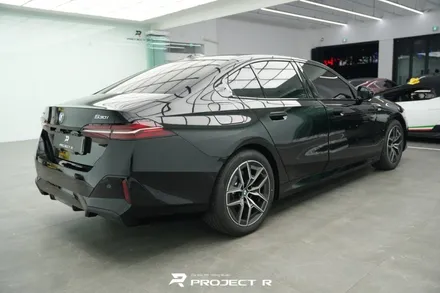 부천 BMW 5시리즈 530i 전체 PPF, 울트라핏 블랙PPF 시공, 프로젝트알 / 부천 원미구 상동