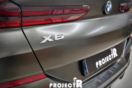 BMW X6 전체 랩핑 3M 사틴골드더스트블랙, 크롬 죽이기 시공, 부천 프로젝트알 / 부천 원미구 상동